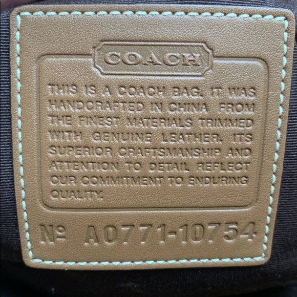 Vintage Coach Authentic Diaper Bag - Picture 5 of 7